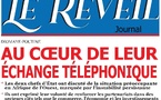 La Une du journal le Réveil du Samedi 23 Novembre 2024