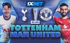 Tottenham vs Manchester United : pariez sur le derby anglais en finale de la Ligue Europa sur 1xBet !