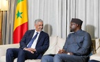 Ousmane Sonko reçoit Sidi Ould TAH, président élu de la BAD, à Abidjan
