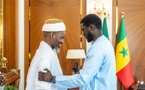 Le Président Diomaye Faye reçoit le Khalife général du Fouladou au Palais
