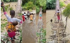 Yéro Nguédo : un pont de fortune menace la sécurité des habitants