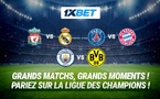 Pariez sur les meilleurs matchs de la 4ᵉ journée de Ligue des champions sur 1xBet !