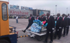 Arrivée de la dépouille de Papa Wemba à Kinshasa
