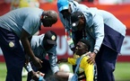 Coup dur avant le match : Lamine Camara se blesse à l’échauffement face à l’Irak