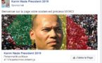 Karim Wade lance sa page Facebook, 45 mille  personnes ont déjà aimé 