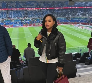 CAN 2025 : Dayalie, épouse d’El Hadj Diouf, fait sensation dans les tribunes
