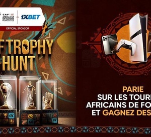 CAF Trophy Hunt : Gagnez un Samsung Galaxy Z Fold7, une Xbox Series X, un iPad Air et d’autres prix avec la promotion 1xBet !