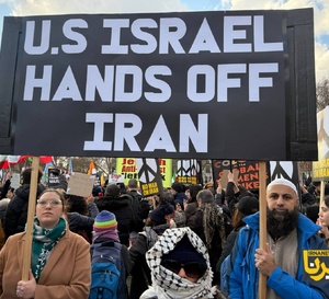 Londres: les images de la manifestation contre la guerre en Iran