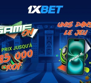 Activez le mode Game On et emportez des prix fabuleux avec 1xBet !