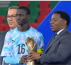 Assane Sarr élu meilleur gardien de la CAN U17 2026