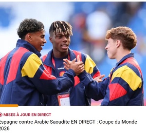 Coupe du monde 2026 : l’Espagne joue gros face à l’Arabie saoudite pour relancer sa campagne