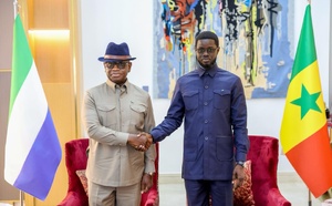Coopération régionale : Julius Maada Bio en visite officielle au Sénégal
