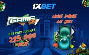 Activez le mode Game On et emportez des prix fabuleux avec 1xBet !