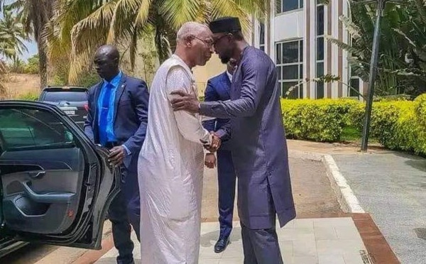 Diplomatie : Le Premier Ministre Guinéen Bah Oury a rencontré Ousmane Sonko
