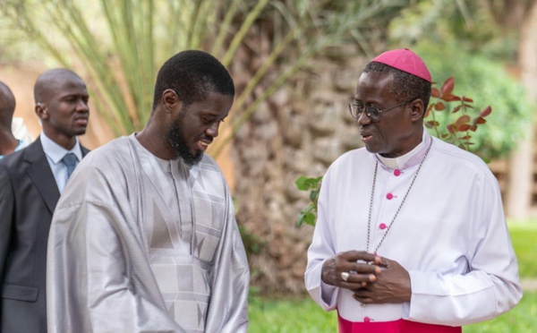 Visite chez l'Archevêque de Dakar : Ce que Diomaye a promis à Mgr Benjamin Ndiaye