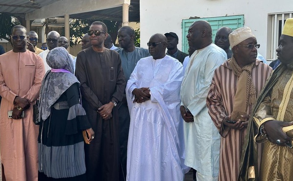 Levée du corps de George Dethie Diop : vive émotion à l’hôpital Fann (vidéo)