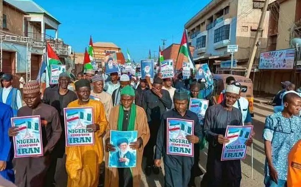 Nigeria : manifestation anti-américaine et anti-israélienne en soutien à l’Iran