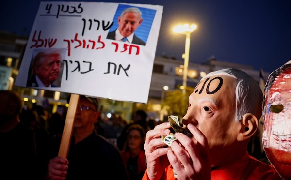 Moyen Orient : Des milliers d'Israéliens défilent pour manifester contre la guerre avec l'Iran