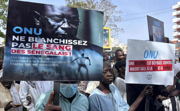 Sénégal : Des manifestants dénoncent la candidature de Macky Sall à l’ONU