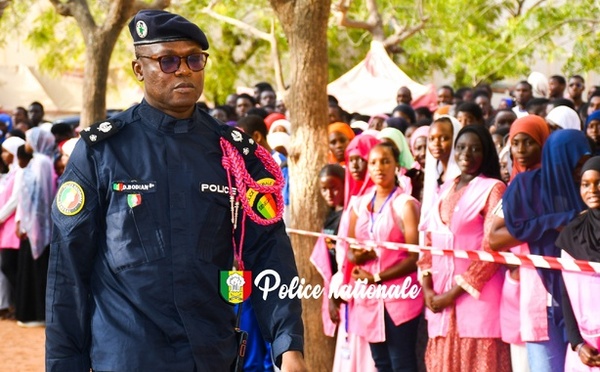 Guédiawaye : le commissaire Daouda Bodian alerte les élèves contre les dangers de la drogue