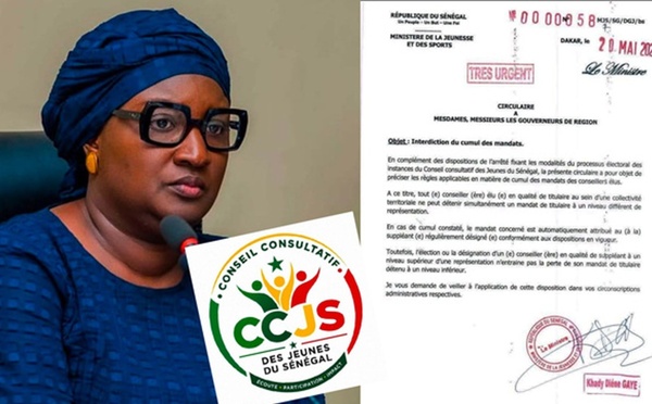 Conseil consultatif des Jeunes : le ministère des Sports interdit le cumul des mandats
