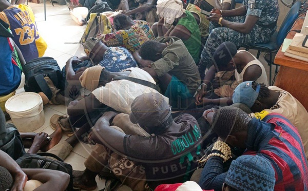 Tentative de migration vers l’Espagne : 66 migrants dont 14 Gambiens arrêtés au large de Saint-Louis