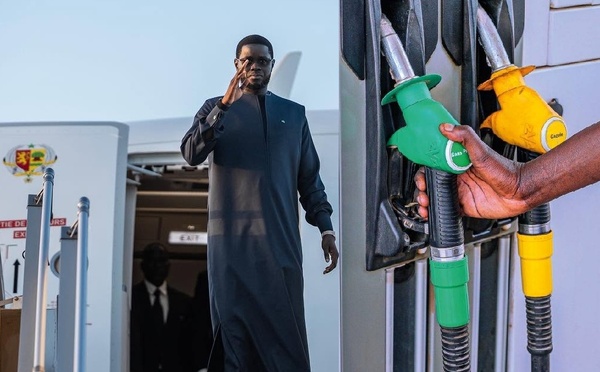 Carburant : Diomaye augmente les prix et s’envole pour un voyage privé