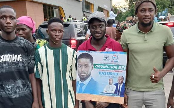 Accueil triomphal du ministre Yankhoba Diémé à Ziguinchor : Idrissa Benjamin SANE déroule le tapis rouge à l’enfant de Bignona