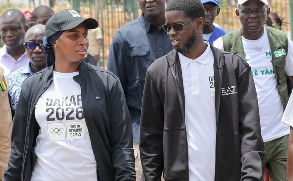 JOJ Dakar 2026 : Diomaye annonce une contribution de 500 millions FCFA de la Fondation de la Première dame