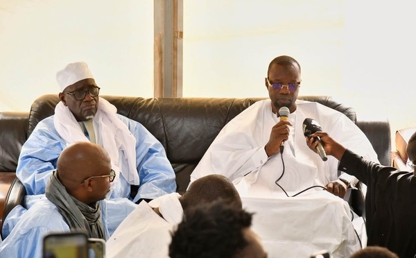 Touba : Ousmane Sonko reçu par le nouveau Khalife de Guédé Bousso