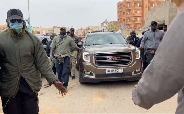 Autoroute à péage : un véhicule du convoi d’Ousmane Sonko victime d’un accident à Toglou