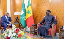 Audience au Palais : le Président Bassirou Diomaye Faye échange avec le patron de la CAF