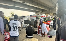  Pikine : un car « Ndiaga Ndiaye » se renverse au rond-point EDK, plusieurs blessés