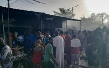 Tambacounda : un violent incendie ravage le marché central