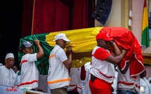 Guinée : Hadja Andrée Touré inhumée en présence de Mamadi Doumbouya