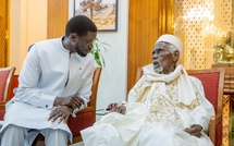 Palais de la République : Bassirou Diomaye Faye reçoit le Khalife général de Darou Salam Chérif