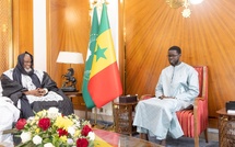 Au Palais, Diomaye Faye reçoit le guide religieux Cheikh Ndiguel Sène